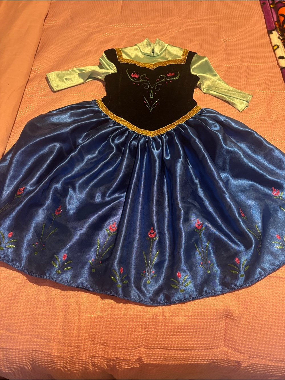 Disney Frozen Anna Costume Dress Size 3T-4T